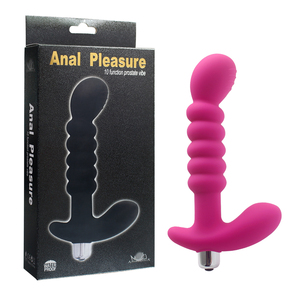 Vibrador de Próstata Aphrodisia Anal Pleasure de 10 Funciones, Masajeador Anal de Silicona ABS Impermeable <span class=keywords><strong>para</strong></span> Hombres, Mujeres y Parejas, Rosa y Morado - Product Image 6