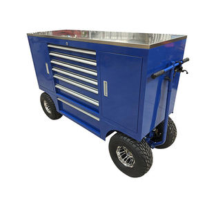Boîte à outils roulante en acier robuste de 75 pouces, 7 tiroirs, chariot d'atelier pour mécaniciens, chariot de rangement industriel pour garage, OEM <span class=keywords><strong>WINMAX</strong></span>, garantie de 3 ans - Product Image 1