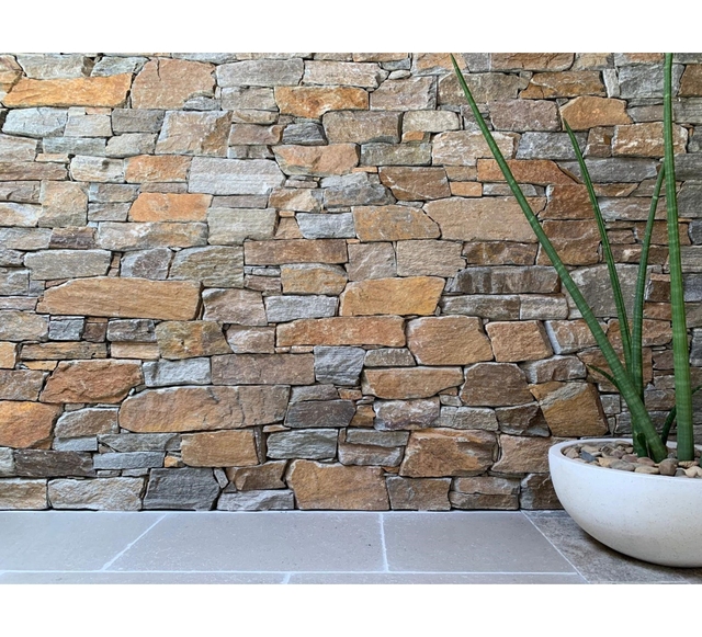 SHIHUI Natural Wall Cladding Stone Rustic Slate Dry Stack Stone Wall Cladding Exterior Stone Veneer