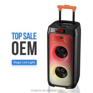 ABS-<span class=keywords><strong>206</strong></span>-01 Haut-parleur Bluetooth de haute qualité à double woofer pour DJ de fête avec prise en charge TF pour les fêtes en extérieur et l'utilisation en home cinéma - Product Image 2