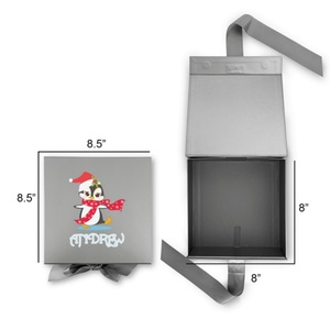 Caja de Regalo Personalizada de Cartón de Alta Calidad con Lámina Plateada y Recubrimiento UV, Impresión Offset, Cajas Plegables Reutilizables y Elegantes - Product Image 3