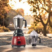 Mixeur plongeant électrique sans fil 300W à vitesse variable avec bouton-poussoir en acier inoxydable pour usage domestique