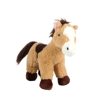 Jouets en peluche de cheval en peluche avec le jouet mou d'animal de logo personnalisable à vendre