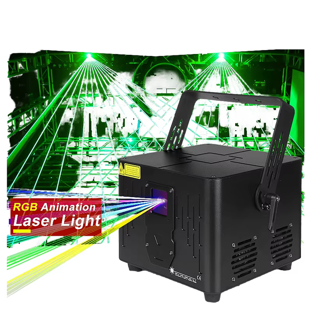 Rgb Full Color 3w Laser Bar Dmx512 Control Dj Disco Club Stage Laser Moving Head Laser Light