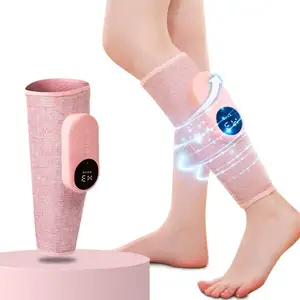 Leg Massager, Calf Air Compression Massager with Heat, Cordless Leg Massager Mechanical Leg Machine A60 foot massage device