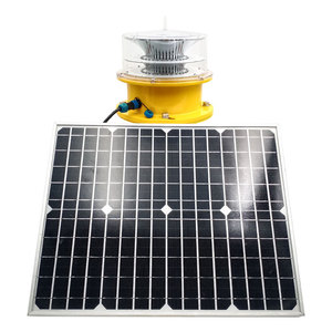 Luz de Obstrucción de Aviación Solar de Intensidad Media Tipo AB Estándar FAA, Luz Doble para Torre - Product Image 3
