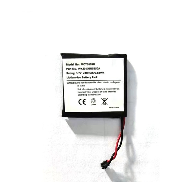 3.7V 240mA Replacement Battery for Motorola Moto360 SNN5950A SNN5951A WX30 Mot360sh Battery