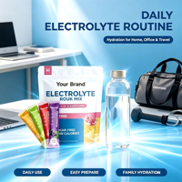 Sachets d'électrolytes Keto Friendly sans glucides pour les déplacements, la randonnée, le camping et les activités de plein air