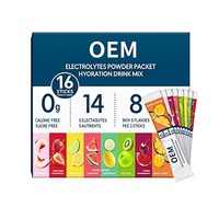 Poudre d'électrolytes personnalisée aux multiples saveurs, enrichie en vitamines, antioxydante, sans sucre, sans calories, pour adultes (en comprimés)
