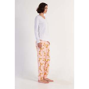 Ensemble de pyjama pour femmes à manches longues et col rond, en modal respirant et élasthanne, avec poignets ovales, logo personnalisable, taille élastique, pour usage domestique - Product Image 3