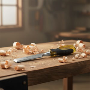 Cincel para madera Stanley de 22 mm con mango de acero forjado y agarre ergonómico - Product Image 3