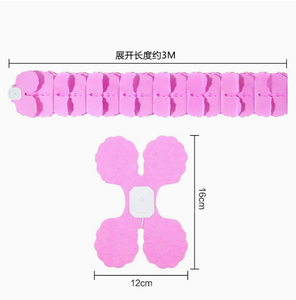 <span class=keywords><strong>Guirlande</strong></span> en papier trèfle à quatre feuilles DIY, <span class=keywords><strong>guirlande</strong></span> en papier trèfle à 4 feuilles, décoration de mariage, fête prénuptiale, enterrement de vie de jeune fille, fiançailles, fleurs en papier - Product Image 3