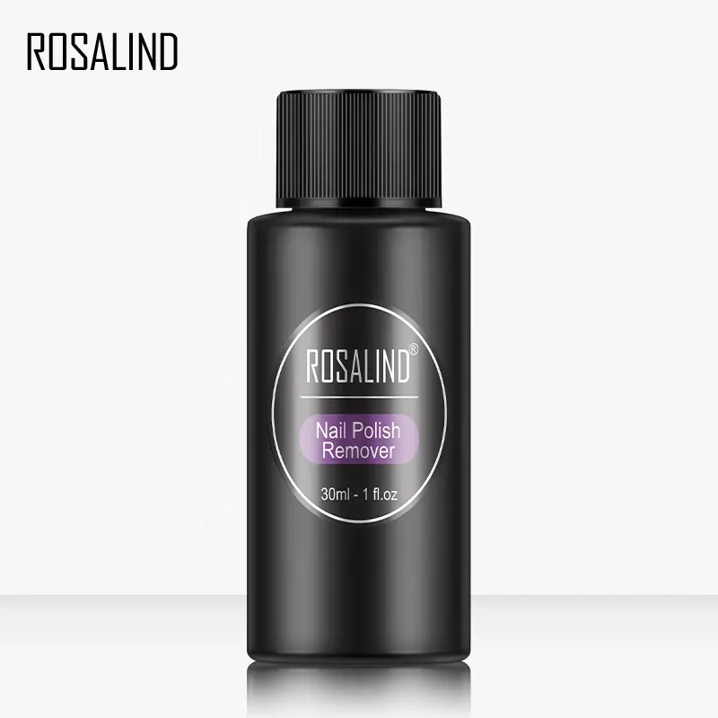 Rosalind Custom Logo 30Ml Gel Nagellak Verwijderaar Vloeibare Nagel Oppervlak Reiniger Vloeistof Voor Snelle Actie Verwijdering Van Nagellak