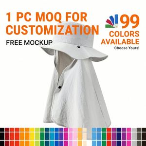 Chapeau de pêcheur AZOV Uv Sun pour hommes, à large bord, respirant, protection du cou, pour la plage, l'été - Product Image 1