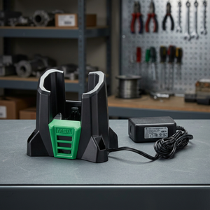 Msa 10092233 Charger Cradle Assembly With Corded Power Supply For Altair 4X Multi Gas Detectors Black And Green Industrial Use - Product Image 3