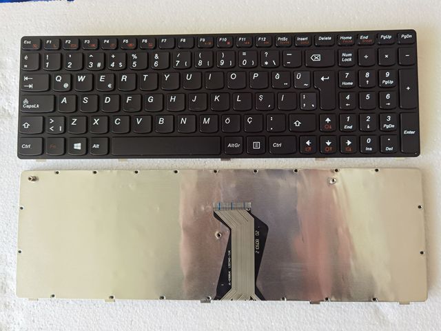 Replacement Laptop Keyboard for LENOVO G570 G575 G770 G780 Z560 Z565 Rus Black Frame Notebook Keyboards