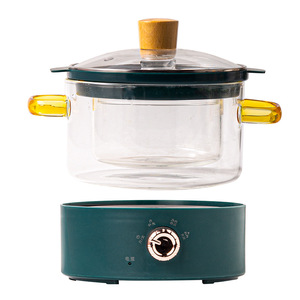 กาต้มน้ำไฟฟ้าแก้ว 1.2 ลิตร พร้อมฝาปิด โหมดการทำอาหารหลากหลาย สำหรับใช้ในบ้านและสำนักงาน - Product Image 5