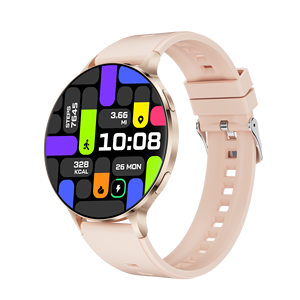 Pantalla redonda Amoled ultrafino Ip68 profundo impermeable Bt llamada 24 horas monitoreo del ritmo cardíaco sueño Gx03 reloj inteligente para hombres y mujeres - Product Image 3