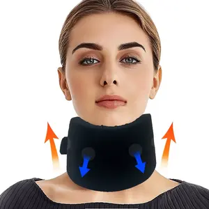 Colar de suporte de pescoço personalizado, cinta de espuma ajustável para o pescoço cervicorreto, para aliviar a dor no pescoço e na coluna, corretor de pressão/postura