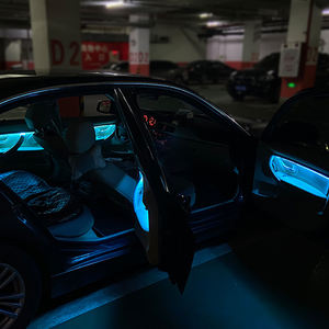 Tiras de Luz LED Ambiental de Doble Color Naranja y Azul Hielo, 4 Puertas, 12V, 10W, para la Serie 3 F30, Iluminación Decorativa Interior - Product Image 1