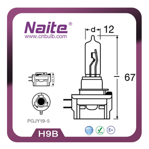 NAITE Großhandel Maßgefertigte Halogenlampe H9B 12V 65W PGJY19-5 für Auto-Innenausstattung - Product Image 4