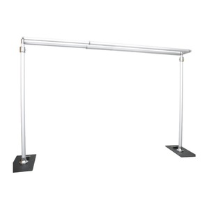 Adjustable aluminum tube <b>backdrop</b> <b>stand</b> wholesale heavy duty portable for photo booth curtain - Product Image 4