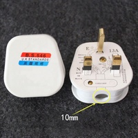 Cantell gros BS UK type G câblage prise électrique 3 broches avec prise industrielle d'alimentation fondue 13A haut