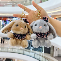 Adorable petite peluche lapin, poupée créative, porte-clés lapin, pendentif pour sac