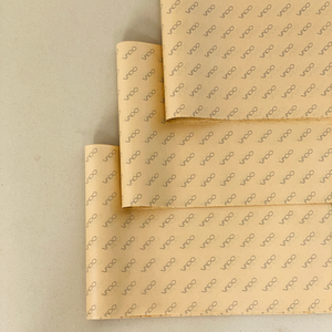 Emballage en papier kraft papier d'emballage dégradable respirant et étanche à l'humidité motif d'impression personnalisé production de sacs en papier - Product Image 3