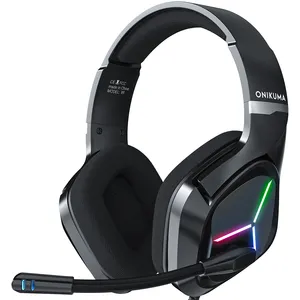 Neue Produkte Onikuma X9 3,5-mm-Audio-LED-Gamer-Kopfhörer mit Mikrofon geräusch unterdrückung Gaming-Headset für ps4