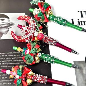 ปากกาโลหะทรงโบว์ประดับพู่ห้อย ดีไซน์หรูหรา ทันสมัย เหมาะสำหรับเขียนขนาด 0.5 มม. ของขวัญวันหยุดสุดสร้างสรรค์ อุปกรณ์การเรียน - Product Image 3