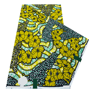 <span class=keywords><strong>Tela</strong></span> <span class=keywords><strong>de</strong></span> Ankara <span class=keywords><strong>de</strong></span> 6 Yardas, 100% Algodón, Estampado Africano, <span class=keywords><strong>Tela</strong></span> <span class=keywords><strong>de</strong></span> Cera Holandesa para <span class=keywords><strong>Vestidos</strong></span> y Tocados <span class=keywords><strong>de</strong></span> Novia - Product Image 4
