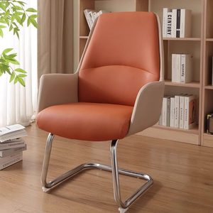 Silla de Oficina Giratoria de Cuero Moderna, Adecuada <span class=keywords><strong>para</strong></span> Computadora, Conferencias, Recepción, <span class=keywords><strong>Ajedrez</strong></span>, Juegos de Cartas y Aprendizaje - Product Image 4