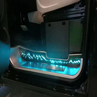 Pour Mercedes-Benz Vito W447 V-Class V260 V250 Plaques de seuil de porte LED avec éclairage ciel étoilé, pédale de bienvenue, accessoires intérieurs de voiture