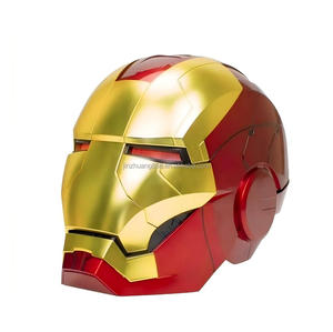 <span class=keywords><strong>Casque</strong></span> <span class=keywords><strong>Iron</strong></span> <span class=keywords><strong>Man</strong></span> Mark V de qualité collection 1:1 en résine ABS avec commande vocale Jarvis et éclairage LED, pour cosplay et exposition - Product Image 4