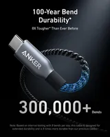 Cable USB C a USB C Anker Prime de 90 cm, Carga Rápida de 240 W para Android, Nailon con Durabilidad de 100 Años