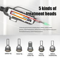 Machine professionnelle de suppression de tatouage au laser Q-Switched ND YAG 1064nm 532nm pour l'élimination permanente des pigments en clinique