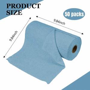 Rouleaux de serviettes absorbantes à séchage rapide avec logo personnalisé, pratiques à déchirer, pour la cuisine, lavables, en microfibre, en rouleau - Product Image 2