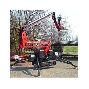 Ngoài trời tự hành Crawler Boom Lift 360 độ xoay bùng nổ trên không làm việc nền tảng