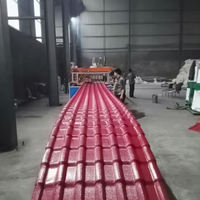En Stock: Tejas de Techo de Resina Sintética ASA PVC de 2.3mm, Color Marrón Rojizo, Resistentes al Fuego e Impermeables, para Casas, Templos y Hoteles