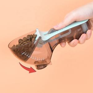 Cuillère à mesurer de cuisine pour chien, accessoires, fournitures de nourriture pour chat, bol, mangeoire, Hamster, lapin, Kit d'alimentation surélevé, récipient pour animaux de compagnie - Product Image 1