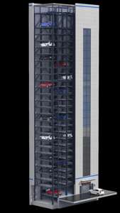 PCS Torre estéreo inteligente Elevador de estacionamiento inteligente mecánico Sistema de estacionamiento tipo torre automática duradera - Product Image 3