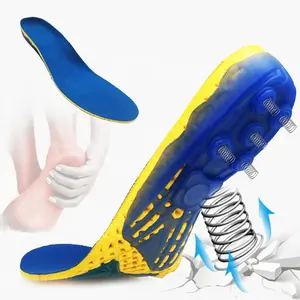 Hot Sale Breathable Arch Supporting Shoe Insole Shock Absorbing EVA Cushion Sports Spring Insole