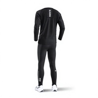 Vêtements pour hommes sur mesure, ensemble de compression à séchage rapide en 2 pièces, respirant, pour la course à pied, la salle de sport, l'entraînement, vêtements de sport, fournisseur d'usine en gros