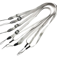 Bandoulière en nylon polyester réglable personnalisée de haute qualité porte-carte d'identité porte-clés lanière pour bouteille d'eau mini petit ventilateur