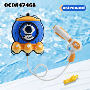 Pistola ad Acqua a Pressione d'Aria a Forma di Razzo Spaziale Estiva con Zaino Grande per Bambini - Product Image 2