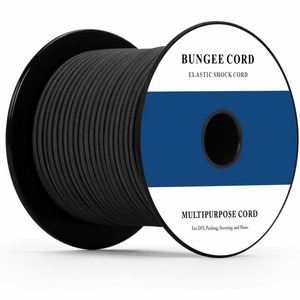 Cuerda Elástica Negra de 3mm, Cuerda Elástica Resistente para Tiendas de Campaña, Kayaks, Lonas, Remolques, Mochilas y Actividades al Aire Libre - Product Image 1