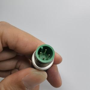 M12-Stecker A-codierter 4-poliger Stecker an RJ45-Stecker Industrial Profinet Ethernet Cat6-Kabelbaugruppe Doppelt abgeschirmter Kabelbaum - Product Image 3