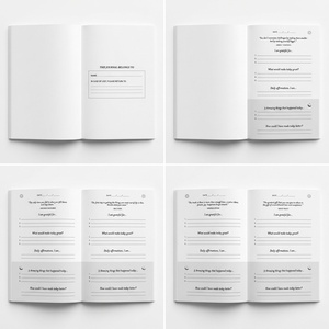 Diario della Gratitudine di Lusso A5 con Nastro e Confezione Regalo, Copertina in Lino, Agenda per Mindfulness e Cura Quotidiana di Sé Stessi - Product Image 6