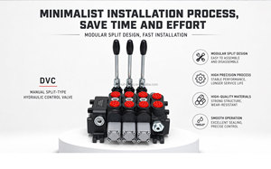 รีโมทคอนโทรลไร้สายแบบไฮดรอลิกควบคุมทิศทางแบบแมนนวล 3 ระดับ DVC สำหรับรถขุดเครน ระยะไกล 500 ม. IP68 - Product Image 5